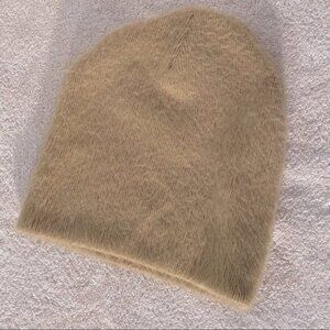 5/$25 Tan Soft Fuzzy Beanie Toque Hat